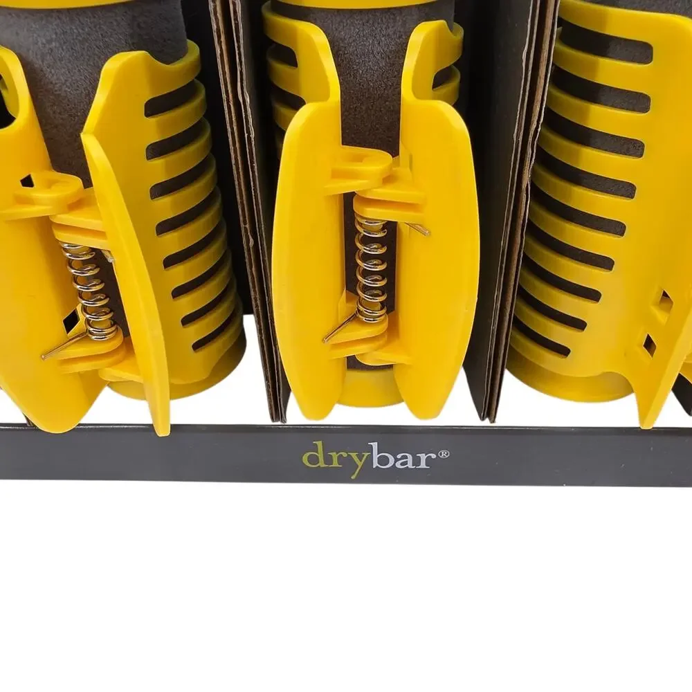 Dry Bar The Roller Club 2 Size Ceramic Curling Hot Rollers Creaseless Clip Set